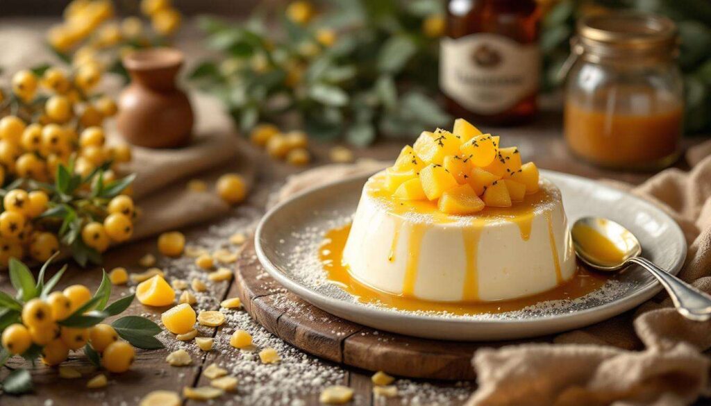 Panna cotta al latte di mandorla e melagrana: un dessert che unisce gusto e salute in un solo boccone