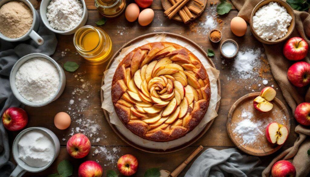 Dimentica la bilancia: con la regola dei 12 cucchiai la torta di mele viene perfetta ogni volta!