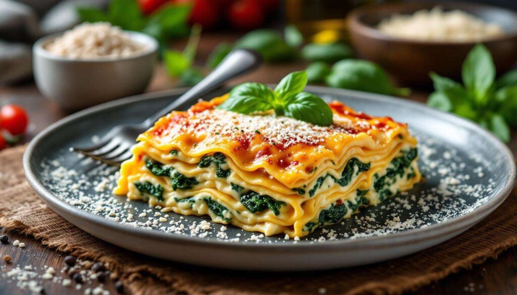 Lasagne ricotta e spinaci: la versione bianca cremosa che resta ben compatta al taglio