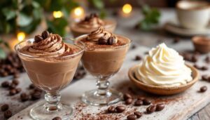 Mousse al caffè e cacao: il dessert perfetto da preparare prima e portare in tavola con stile