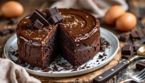 Torta al cioccolato pronta in pochi minuti: con solo due ingredienti ottieni un dolce irresistibile